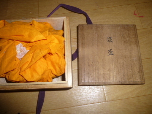 純銀杯　約198ｇ程度（素人計量）未使用　長期自宅保管品