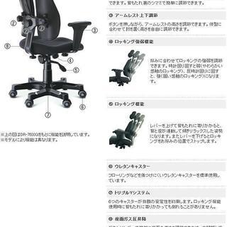 DUOREST デュオレスト DR-7501SP ブラック デスクチェア オフィス 