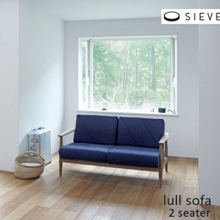 値下げ】2人掛けソファ 北欧風 グレー