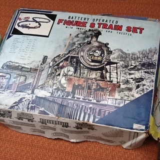 昔のおもちゃです「FIGURE 8 TRAIN SET」鉄道 汽...