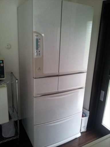 （引取限定）6ドア480L三菱MITSUBISHI冷凍冷蔵庫 MR-M48X-H 2000年製
