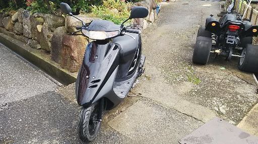 【購入済み】走行距離の少ない！外装・タイヤ新品★　整備済み！ホンダ　スーパーディオ　AF27 （黒）美品中古車◆彦根市～