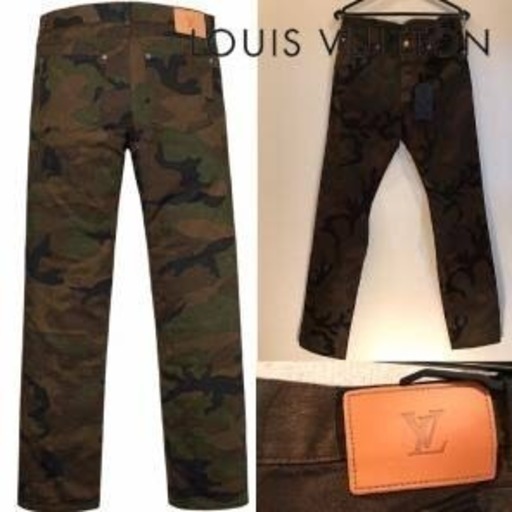 ◆入手困難◆ LOUIS VUITTON×Supreme限定コラボ品迷彩柄パンツ◆