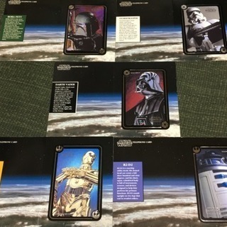 『スターウォーズ』台紙付き 未使用テレカ5枚セット