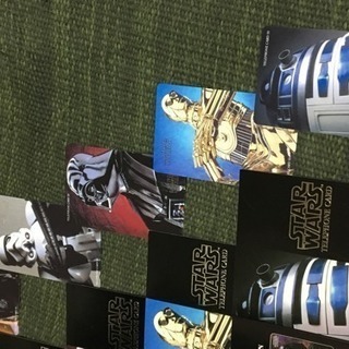 『スターウォーズ』台紙付き 未使用テレカ5枚セット