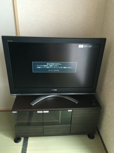 TOSHIBA REGZA 37インチ テレビ TVボード付き
