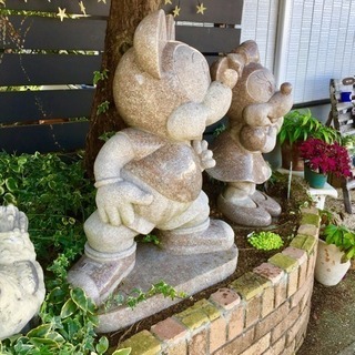 【引き取り希望】ミッキー＆ミッキーの特大オブジェ