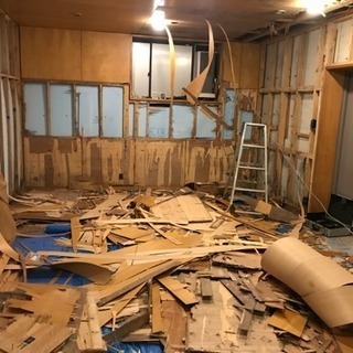 室内壁天井ベニヤ剥がし作業員募集