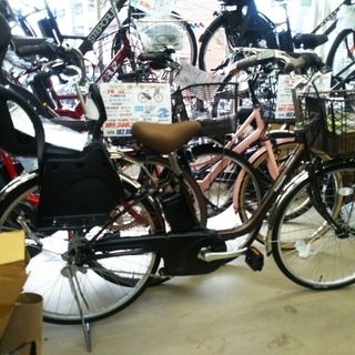 電動アシスト自転車 チャイルドシート付き ブラウン 楽天市場】電動アシスト自転車 子供乗せ（カラーブラウン）の通販