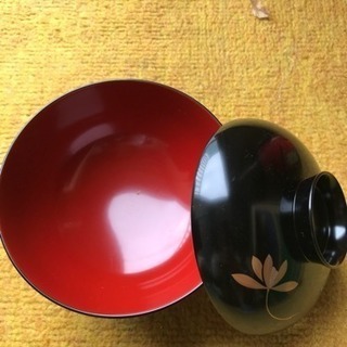 漆 お吸物茶碗 5つセット