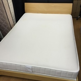 【使用1年未満】無印ダブルベッド 無印ダブルベット