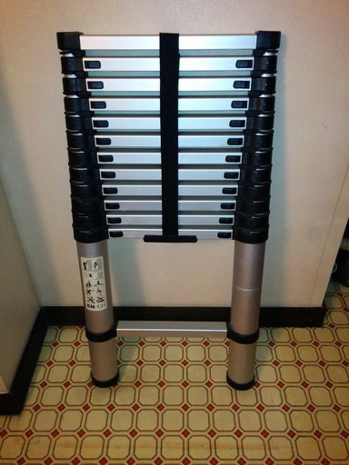 (商談中)　L2279　伸縮ラクラクはしご　380cm(中古品)