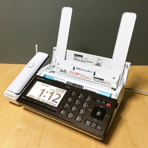Panasonic KX-PD102D-W パーソナルファクス 概要 デジタルコードレス