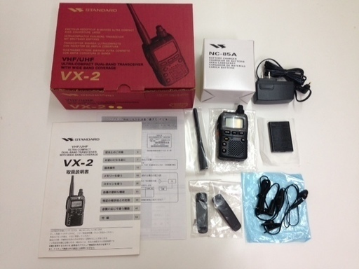 ※他サイトにて売り切れました※　【新品未使用】STANDARD VX-2　アマチュア無線機　おまけ付き