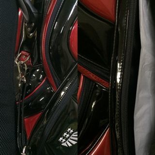 美品 タイトリスト エナメル キャディバッグ CB431 ゴルフバッグ 星 翼