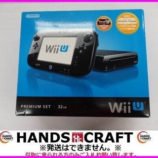 ニンテンドー　WiiU　プレミアムセット　箱取説あり　黒　WUP...