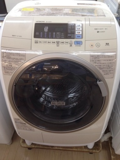 安心の6ヶ月動作保証付！日立の9.0kgドラム洗濯機です！