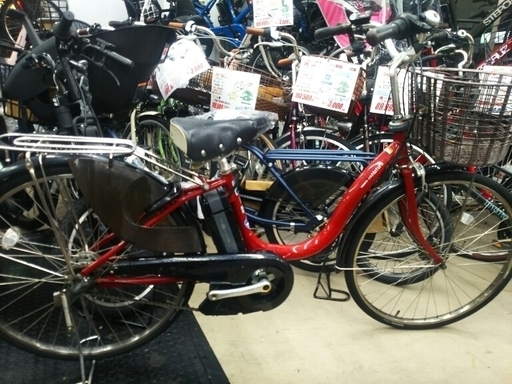 中古モデル10月22日まで大特価　YAMAHA　電動アシスト自転車　PAS　ナチュラ　中古バッテリー2本付