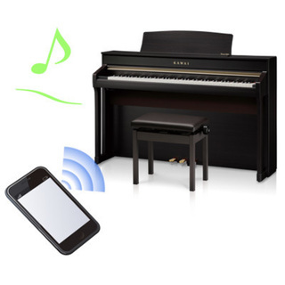 展示中 新品電子ピアノ カワイCA98 木製鍵盤電子ピアノ最高峰