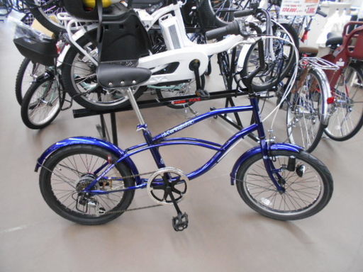 ミニビーチクルーザー　２０インチ　６段変速付き　パープル　新品