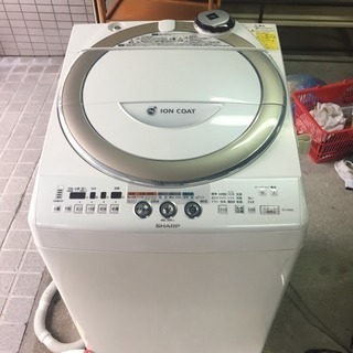 美品 シャープ洗濯機 2010年 8.0kg