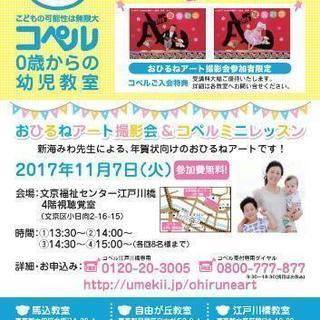 11/7おひるねアート撮影会(年賀状向け)