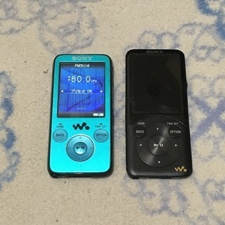 SONY NW-S636F(4GB)ブルー ＆ NW-S756 ...