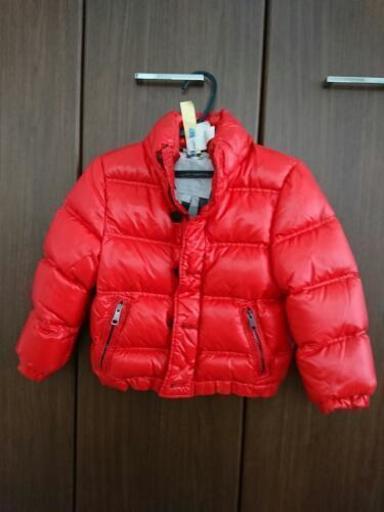 ★ BURBERRY CHILDREN バーバリー ダウンジャケット 赤 4Y 104㎝