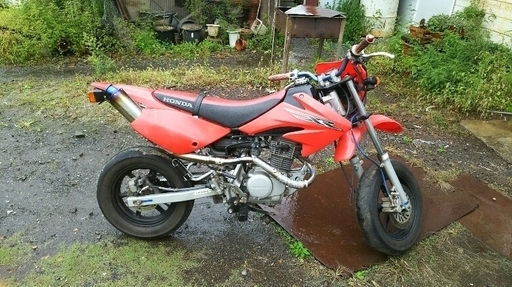 XR100モタード　カスタム　エンジン始動！乗って帰れます＾＾KSR?CRF?