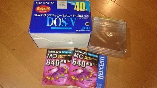 ソニー3.5フロッピーディスク\u0026マクセルＭＯディスク