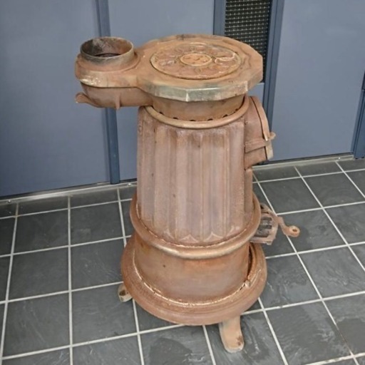 アンティーク 昭和レトロ だるまストーブ 寄せ植えにも