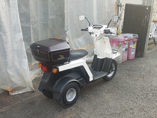 7fwce セール終了につき掲載終了　バイク屋出品 ジャイロＸ 整備済み [管理番号：QG04] 絶版 規制前★エンジン・キャブ・駆動系整備済み★ボックス付き★東京 世田谷 タナベファクトリー