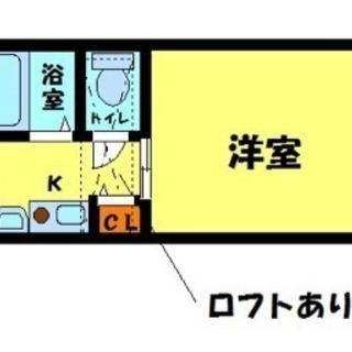 敷金0円❣️❣️ロフト付き駅近1K物件🙆 - 大阪市