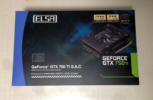 周辺機器 ELSA GeForce GTX 750 Ti S.A.C