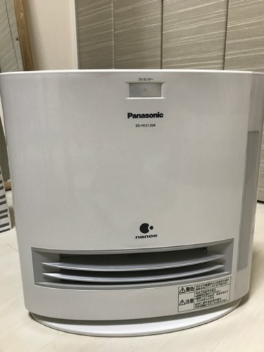 Panasonic nanoe 加湿機能付セラミックファンヒーター