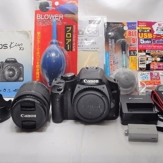 ［全国送料無料］★16GWi-FiSD付★kiss x2★Canonキャノン★一眼レフ