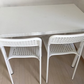 【1人暮らしセット】テーブル、椅子、ラック