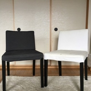 IKEA 椅子 NILS  二脚セット 使用感あり