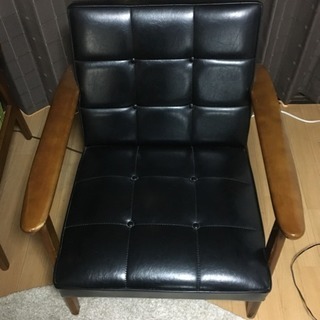 カリモク60 kチェア2シーター モケットグリーン➕オールドカリモク k