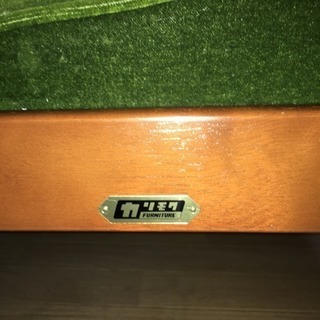 カリモク60 kチェア2シーター モケットグリーン➕オールドカリモク kチェア1シーター スタンダードブラック