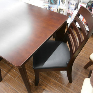 札幌 引き取り 6人用ダイニングセット ベンチ×1 イス×3 スイート
