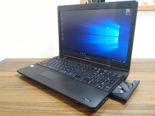 お取引中)第3世代i5 ﾒﾓﾘ8G SSD 外付けHDD Office搭載! 爆速Windows10ノートPC Core-i5/ﾒﾓﾘ8GB/128GB/DVD-ROM/Kingsoft Office2016 [東芝 Dynabook B552]