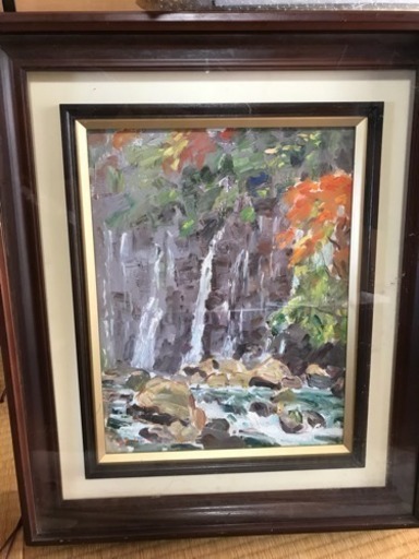 油絵  絵画展購入  美品   大島画伯