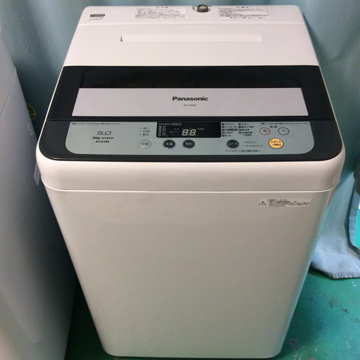 【期間限定30％OFF・全国送料無料・半年保証】洗濯機 2014年製 Panasonic NA-F50B7 中古