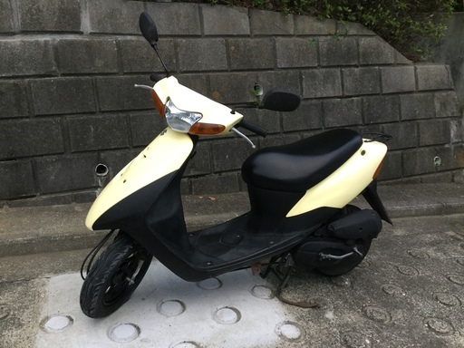 スズキ レッツ2  CA1PA 実働車 フロントタイヤ，バッテリー，プラグ，シート新品 配達無料（20km）
