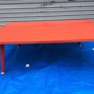 ちゃぶ台 座卓 ローテーブル 赤 90cm×60cm×29cm