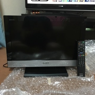 SONY　ハイビジョン液晶TV　リモコン　BCASカード付