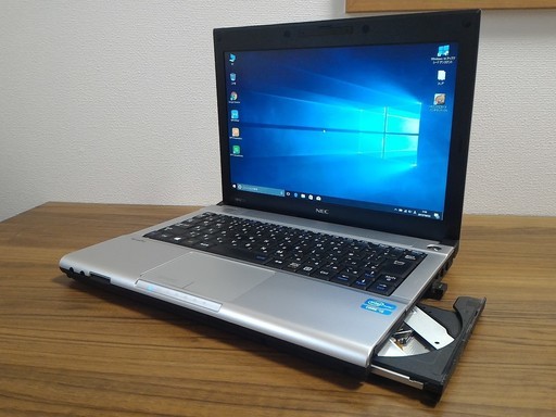 お取引中)第3世代i5 ﾒﾓﾘ8G SSD Ofiice2016搭載 爆速Windows10ﾉｰﾄ Core-i5/ﾒﾓﾘ8GB/SSD128G/無線LAN/DVD-RW/Kingsoft Office2016 [NEC Vesapro VB-G]