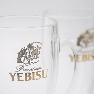 YEBISU 2本セット 在庫有 ビアジョッキ グラス 2個セッ...