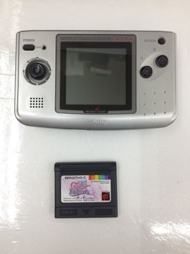 レトロ！SNK ネオジオポケット カラー NEOGEO POCKET COLOR ソフト付 ギャルズファイターズ　レア